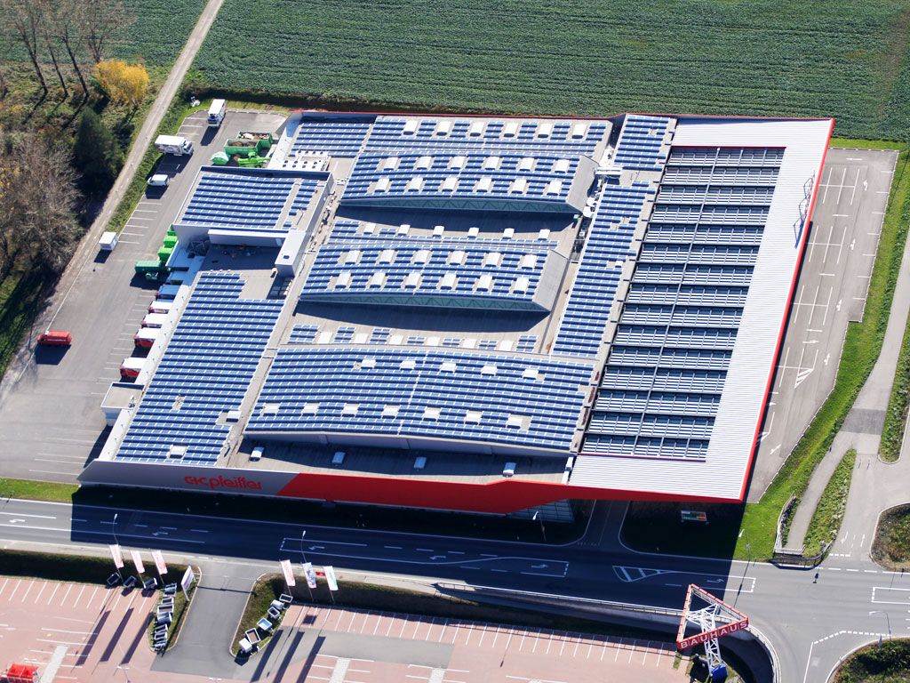 Photovoltaik Aufdach Villach 450 kWp